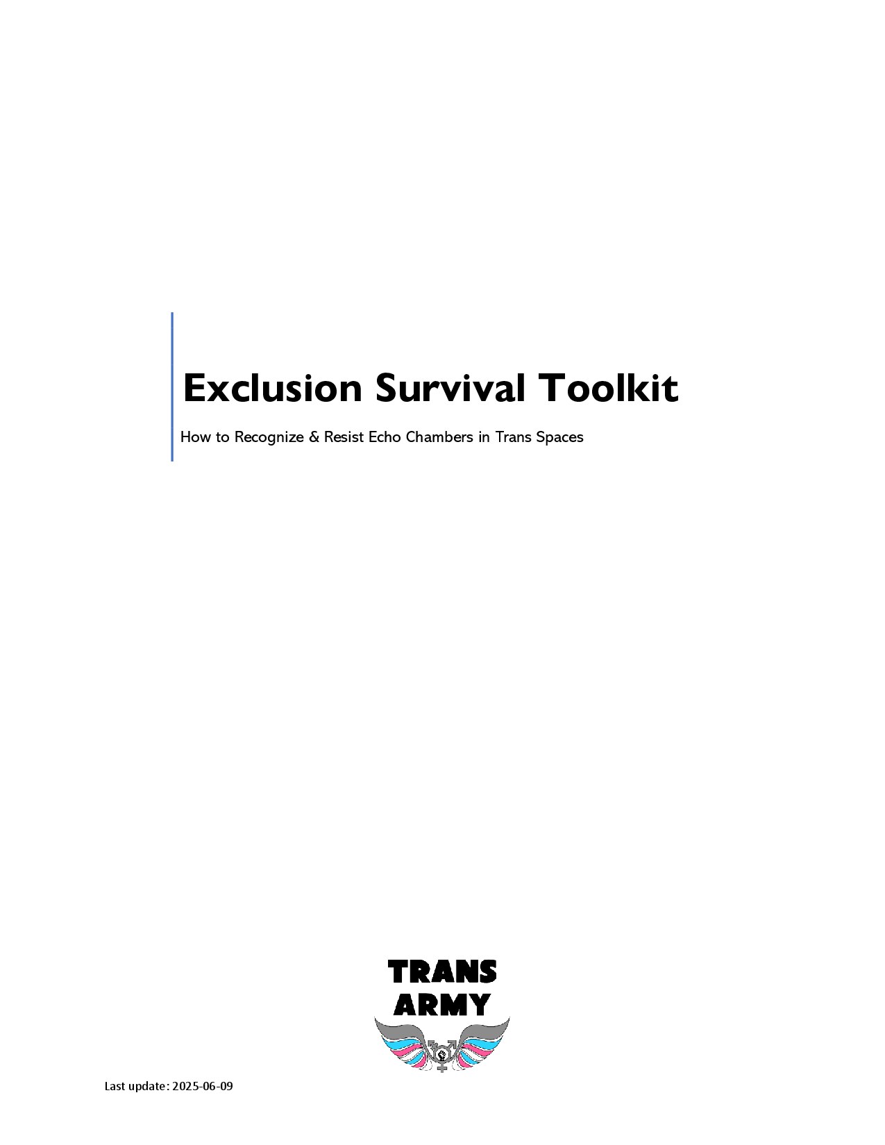 Exclusion Survival Toolkit