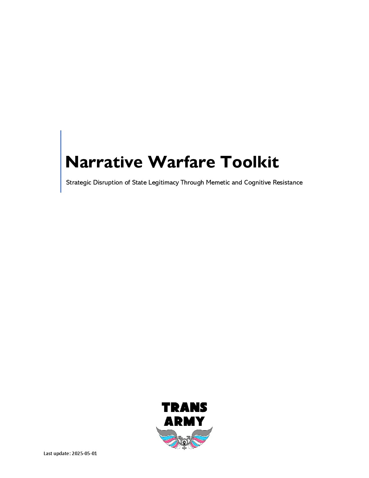 Narrative Warfare Toolkit