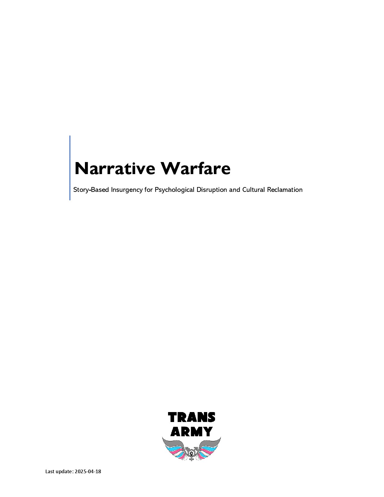 Narrative Warfare