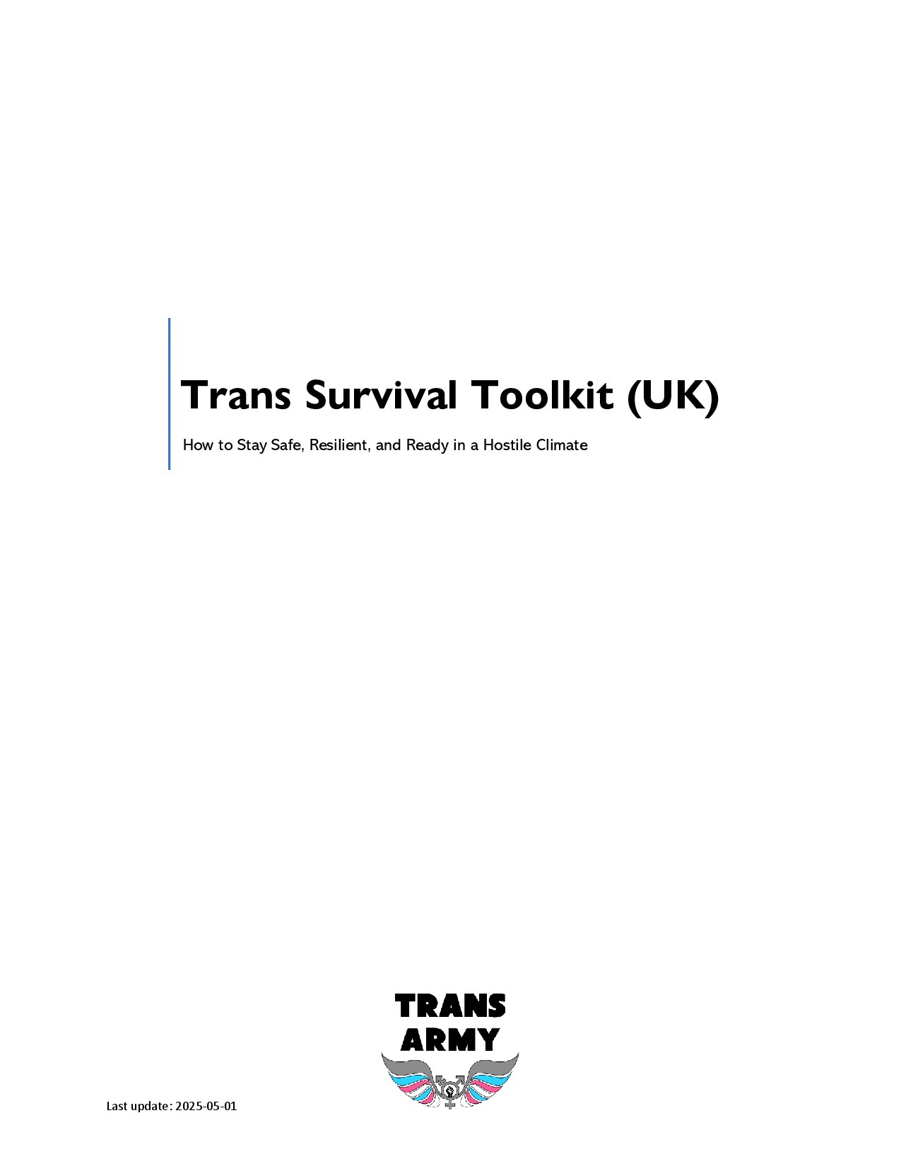 Trans Survival Toolkit (UK)